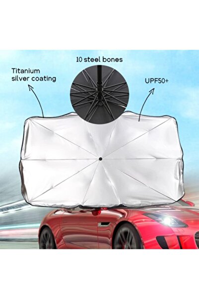 ForWhat Umbrelă de protecție solară pentru parbrizul interior al mașinii pentru birou, acasă, birou, mașină