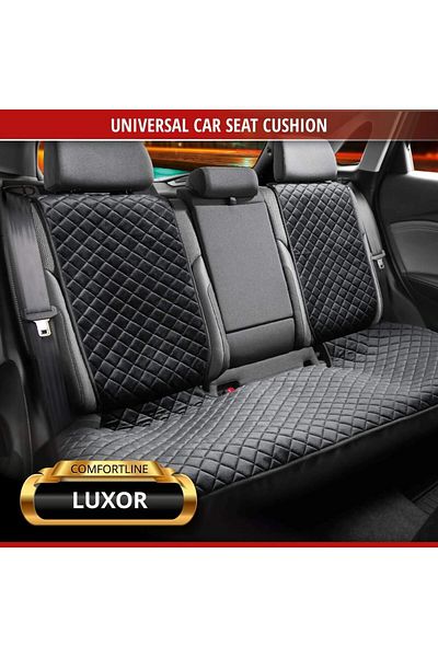 Walser Husa auto bancheta Comfortline Luxor, matlasata cu strat antiderapant, Walser, universal, negru