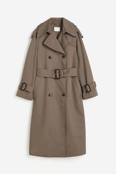 H&M Double-breasted trenchcoat