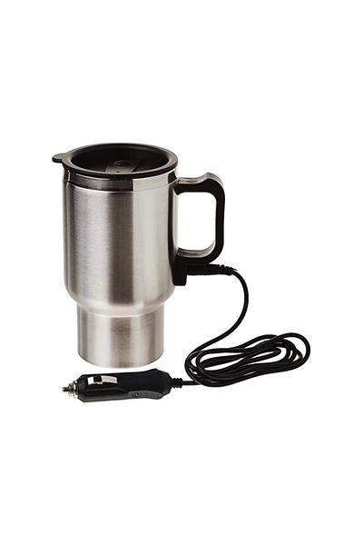 Lenaca Vehicle - Auto- 12V Steel Cup Kettle Kettle Cigarette Lighter Holder with Plug