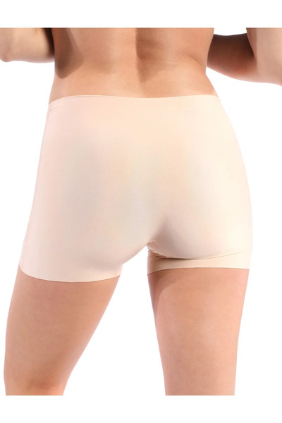 d'Weiner Γυναικείο μπόξερ χωρίς ραφές κοπής με λέιζερ ψηλής μέσης - Αδυνάτισμα και ανύψωση, χρώμα δέρματος (στενή εφαρμογή)