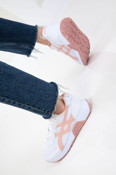 SOHO Γυναικείο Sneaker White-Powder 20654