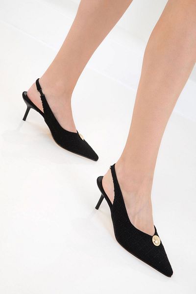 SOHO Black Women's Classic Heeled Shoes 20665