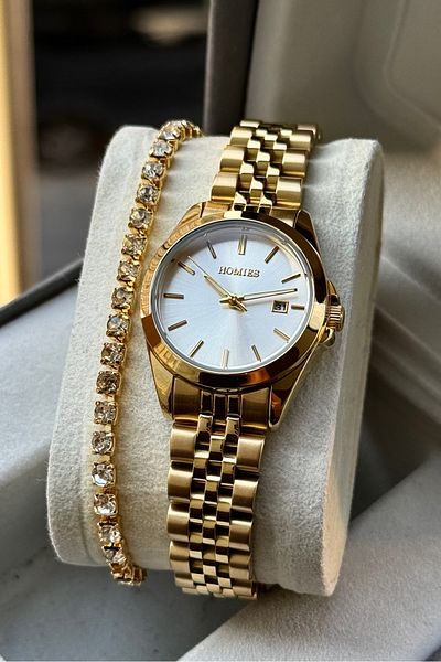 Homies Women's Arm Extension Box and Bracelet with Gift.Hm 2378765