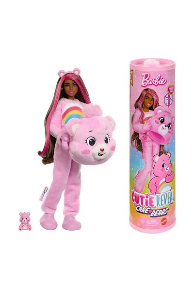 Mattel Games سلسلة باربي كيوتي ريفيل كير بير باللون الوردي JCN95