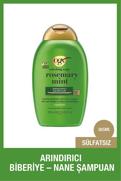 OGX Rosemary Mint (Containing Rosemary & Mint) Purifying Shampoo 385 ml
