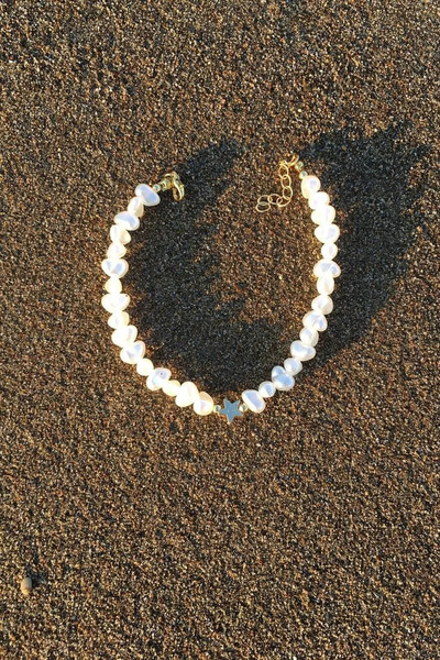 Genel Markalar Incili Ayarlanabilir Yıldız Detaylı Halhal