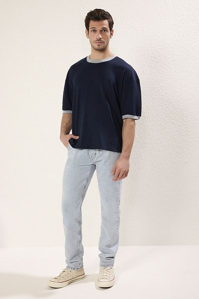 Trendyol Collection Ανοιχτό μπλε τζιν τζιν από λεπτό ύφασμα - TMNSS25JE00005