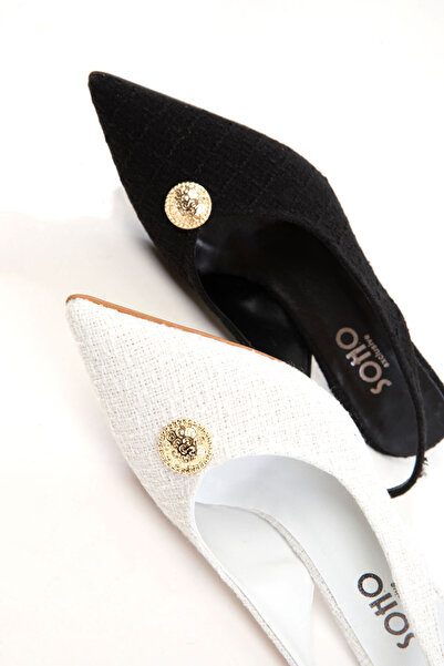 SOHO Beyaz Kadın Klasik Topuklu Ayakkabı 20665