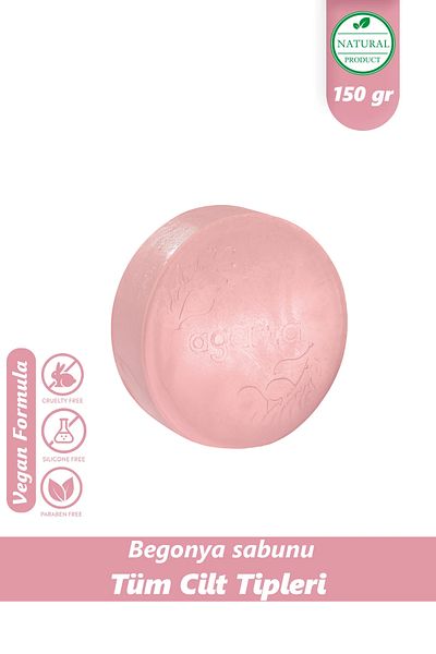 Agarta Handmade Natural Begonia Soap 150 gr