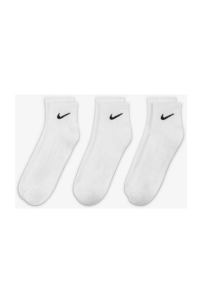 Nike Șosete albe pentru bărbați U Nk Everyday Cush Ankle 3pr - Sx7667-100