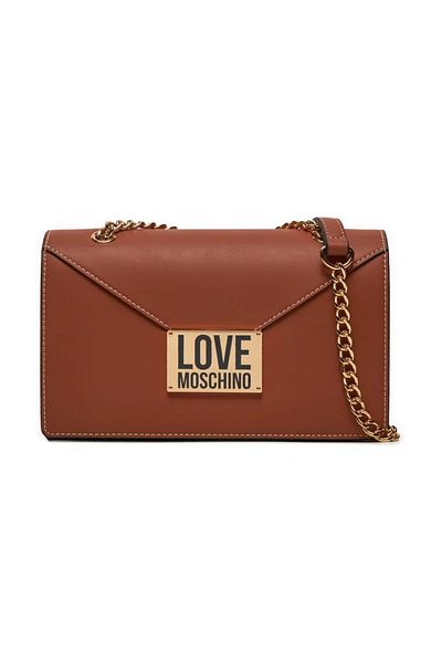 Love Moschino Torba Pu Orzechy włoskie/Kość słoniowa