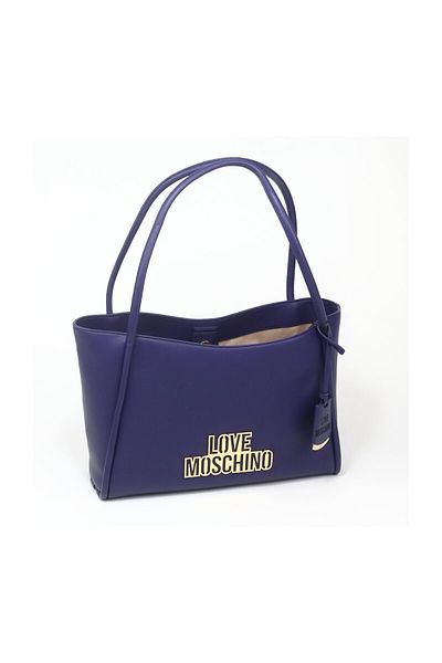 Love Moschino Taška Pu modrá