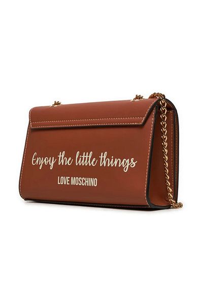 Love Moschino Torba Pu Orzechy włoskie/Kość słoniowa