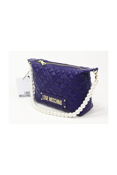Love Moschino Taška Quilted Pu Blue