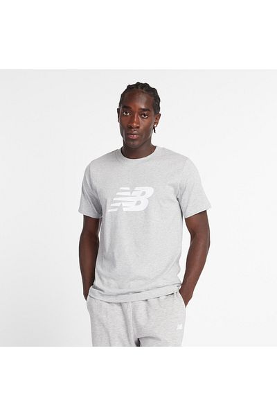 New Balance Sport Jersey Logo Print T-Shirt