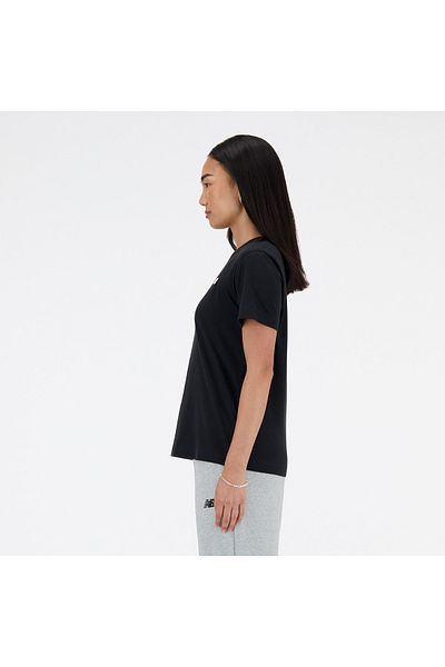 New Balance Jersey-T-Shirt mit kleinem Logo