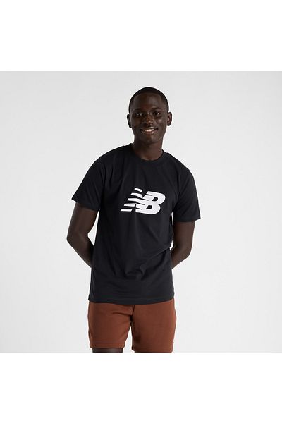 New Balance Sport Jersey Logo Print T-Shirt
