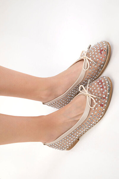 SOHO Beige Women's Ballerinas 20668