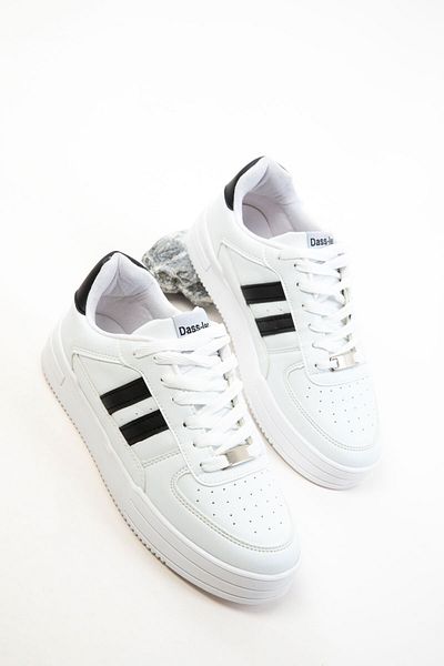 SOHO White-Black Women's Sneaker 20677
