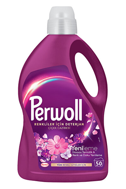 Perwoll Sıvı Çamaşır Deterjanı Hassas Bakım x2 Siyah 2.97L  + x1 Çiçek Cazibesi Yenileme 2.75L (158 Yıkama)