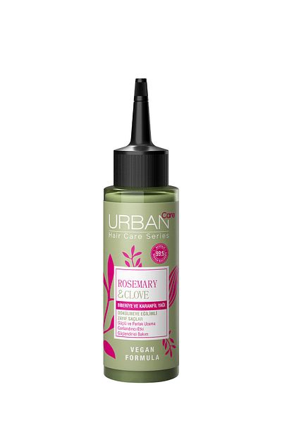 Urban Care زيت العناية بالشعر بالروزماري والقرنفل 99.5% طبيعي ونقي 100 مل-نباتي