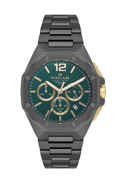 Nacar Sapphire Glass Sport Gray Men's Watch Nc08-29430493-Gncm