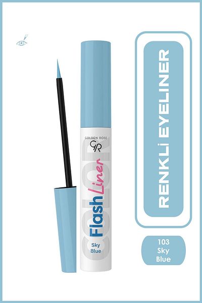 Golden Rose Flash Liner Colored Eyeliner No:103 Sky Blue - Colored Eyeliner