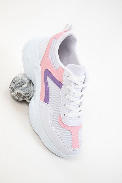 SOHO White-Powder-Lilac Women's Sneaker 20610
