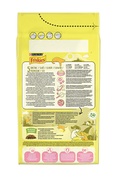 Friskies Purina Tavuklu Ve Sütlü Yavru Kedi Kuru Maması 1,5 Kg