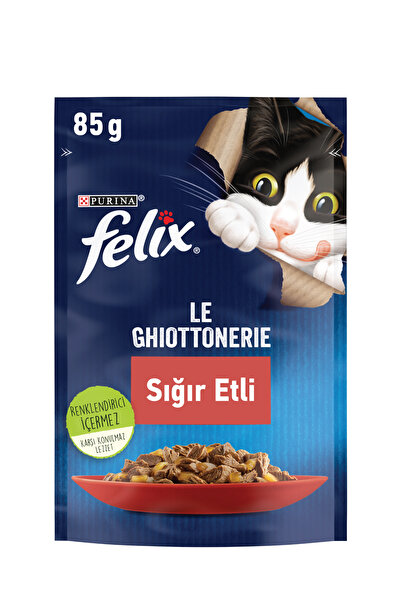 FELIX Sığır Etli 85 Gr. X 26 Adet Yaş Kedi Maması