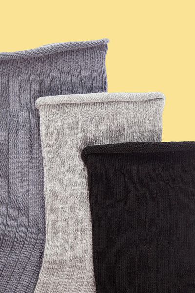 Trendyol Collection Многоцветни 3 пакета памучни плетени чорапи THMAW23CO00115