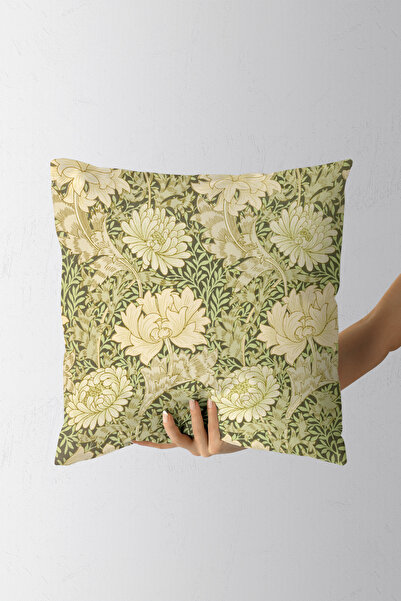 Ulu Home Husă de pernă cu două fețe William Morris Crisantemă