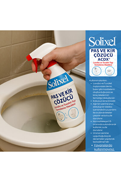 SOLİXEL Pas Ve Kir Çözücü Sprey 1000 Ml