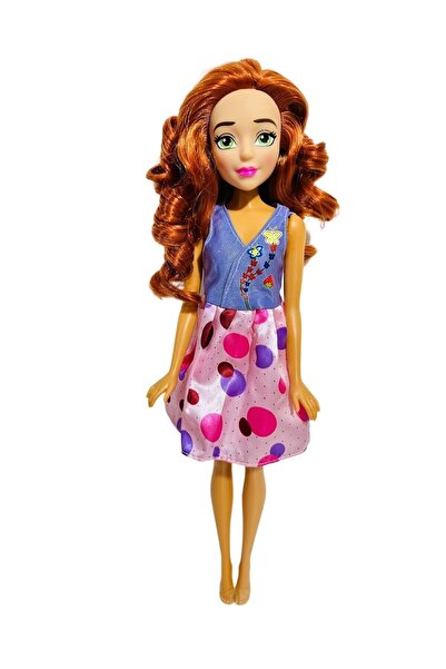 tmtoysandmore gerçek yüzlü prenses et bebek orijinal net 45 cm uzunluk kumral...