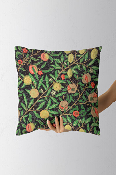 Ulu Home غطاء وسادة مزدوج الجوانب من ويليام موريس فروت