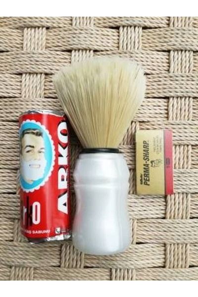 Burak Askeri Malzeme 3-Piece Cleaning Set - Tras Machine, Leaf Razor and Brush