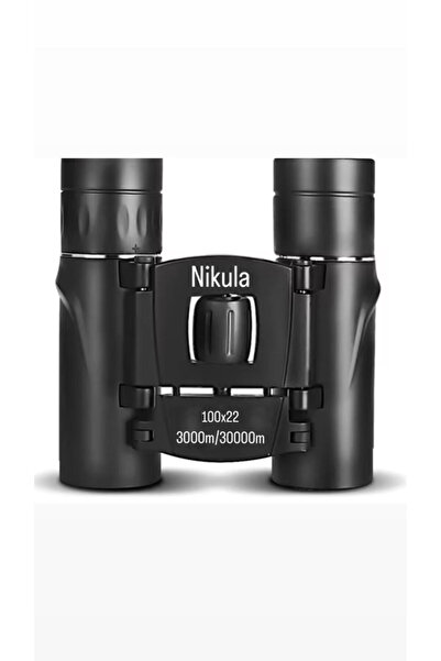 Nikula 100x22 Cepte Taşımalı Kauçuk Kaplama Profesyonel Mini Dürbün 3000m/30000m