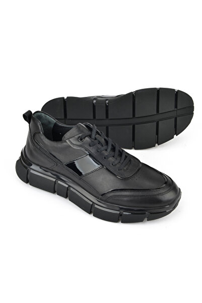 Ziya , Tenis pentru bărbați din piele naturală 153498Z1792 Negru