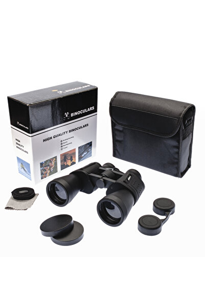 10×50 – Professional Binoculars with Wide Front Lens – 1000M/56m – Black