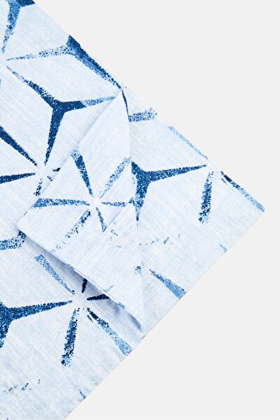 Nautica King 3 Pieces Allover Print Bedsheet With Pillow Case Set, Multicolor