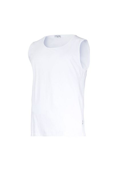 Lahti Pro Sleeveless Cotton T-Shirt / White - L