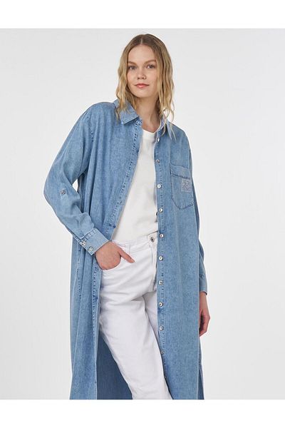 Kayra Lyocell Long Tunic Towel Wash