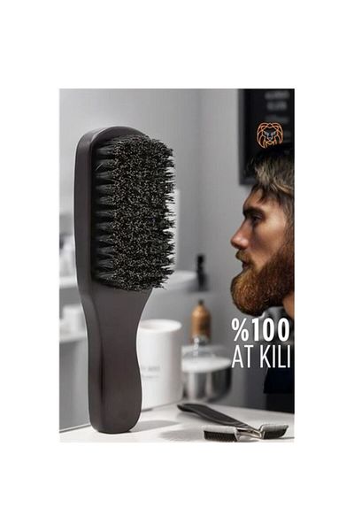 Skygo Nano Beard Combing Brush Horse Hair Absolute Professional