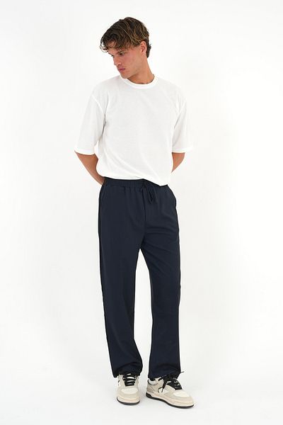 Redline Anchor Men's Comfortable Elastic Waist Fabric Trousers