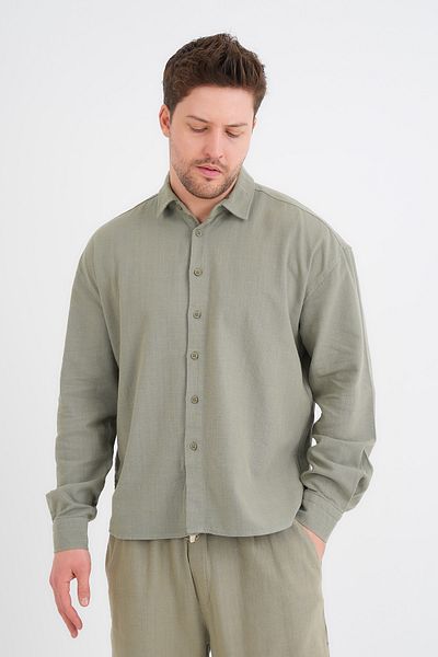 Redline Comforted Men's Oversize Cotton Shirt