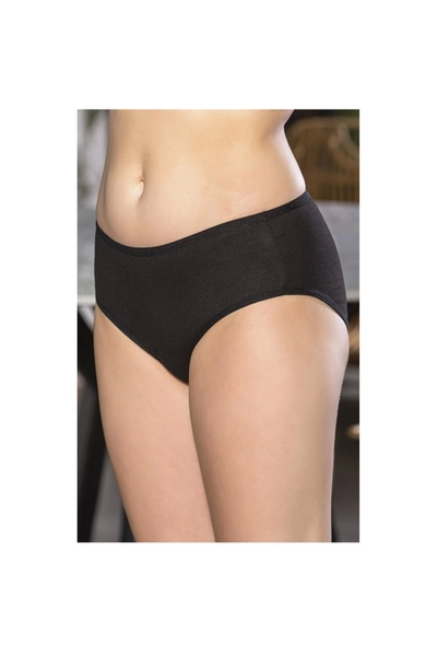 Narnuga Mi̇raxx Cotton High Waist Slip Panties Black (Mgp2966)
