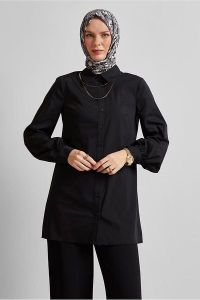 Alvina Shirt Collar Tunic 45606