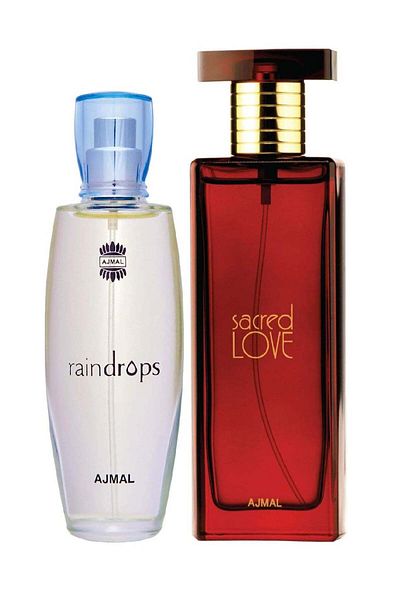 Ajmal Eau de Parfum Floral Chypre from Rain Drops, 50ml for Women, Sacred Love Eau de Parfum with Mu