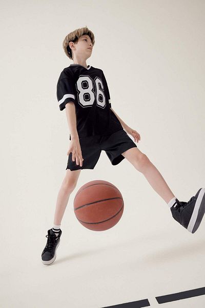 DeFacto Boy's Printed Shorts with Elastic Waist F2417A825Hs